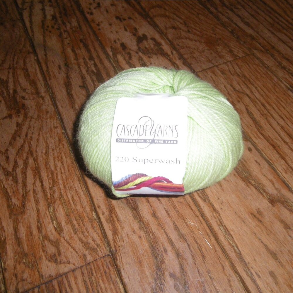 1 Ball Cascade Yarns 220 Superwash 100% Wool Yarn - Color 850 - 220 yds.